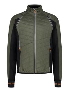 CMP Hybrid Herrenjacke mit abnehmbaren Ärmeln | 50 | olive