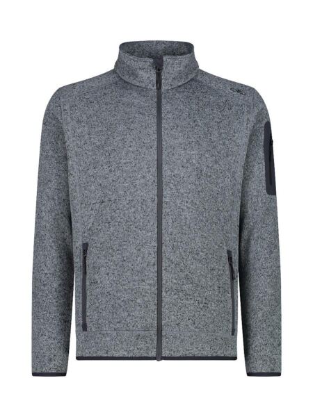 CMP Herren Fleece Jacke alluminio/titanio 50