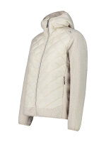 CMP Woman Jacket Hybrid Fix Hood | D36 | weiss