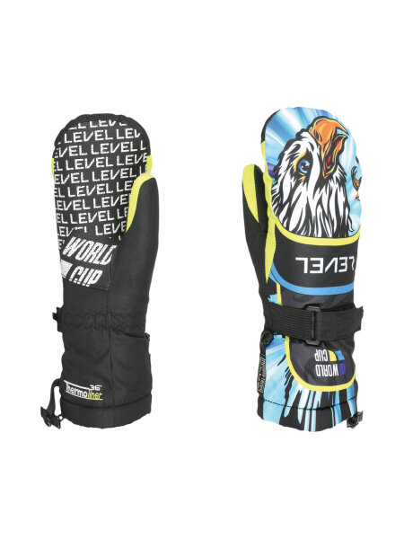 LEVEL Junior Mitt Yellow-Blue | 4-5J