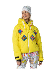 Jean Charles de Castelbajac W JCC Lumy down Bomber JKT Skijacke true yellow | L