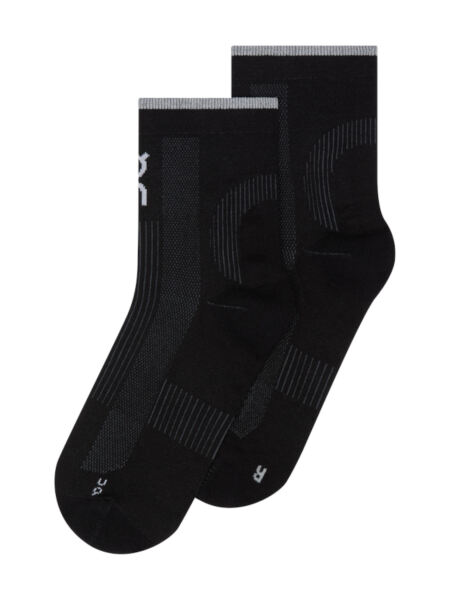 ON PERFORMANCE RUN SOCK MID BLACK | ECLIPSE | L