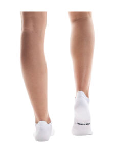 ON Core Run Sock Low 2er Pack Sportsocken White | L