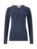 ENDURANCE Crina W Seamless Melange L/S Tee dark sapphire