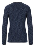 ENDURANCE Crina W Seamless Melange L/S Tee dark sapphire