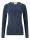 ENDURANCE Crina Seamless Melange Tee Damen Langarmshirt dark sapphire Gr. L/XL