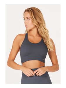 ATHLECIA Aideny Seamless Rib Bra Damen Sport BH Ombre Blue | S/M