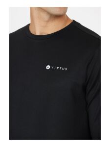 VIRTUS Brent Crew Neck Herren Sweatshirt Black | L