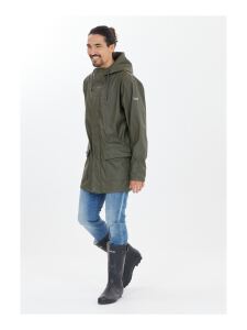 WEATHER REPORT Torsten Herren Regenjacke mit Kapuze Forest Night | L