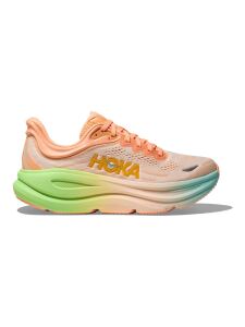 HOKA BONDI 9 Damen Laufschuhe FROST / PALE TANGERINE | EU 38