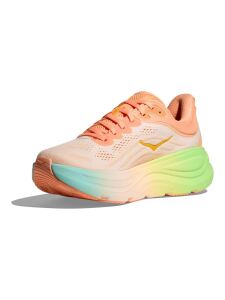 HOKA BONDI 9 Damen Laufschuhe FROST / PALE TANGERINE | EU 38