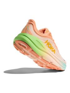 HOKA BONDI 9 Damen Laufschuhe FROST / PALE TANGERINE | EU 38