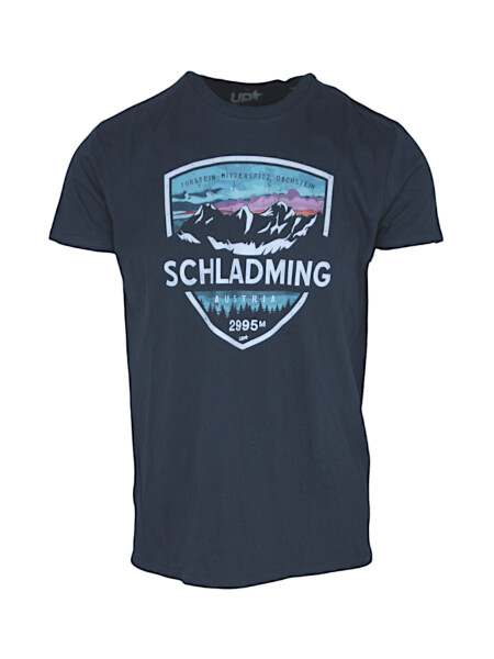 SCHLADMING My Mountains 2995 m Herren T-Shirt mousse grey Gr. L