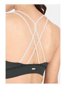 ATHLECIA Aspasia Color Block Bra Damen Sport BH Magical Forest Gr. M