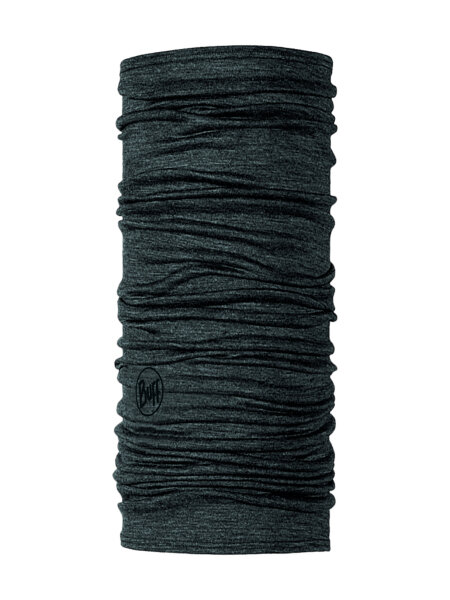 BUFF Merino Lightweight Schlauchschal solid grey | O/S