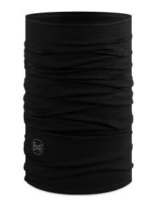 BUFF Merino Lightweight Buff Solid Black Schlauchschal...