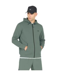 VIRTUS Taro Technical Full-Zip Herren Kapuzensweater Stormy Sea L