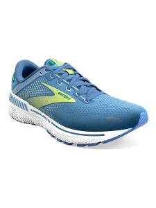 BROOKS Adrenaline GTS 22 Damen Laufschuhe Medium Silver Lake Blue/Green/Wh | EU 38