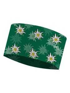 BUFF Coolnet Uv Wide Headband Buff Edelweiss Green...