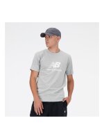 NEW BALANCE Stacked Logo T-Shirt Herren athletic grey