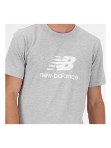 NEW BALANCE Stacked Logo T-Shirt Herren athletic grey | S