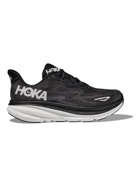 HOKA CLIFTON 9 Herren Laufschuhe BLACK / WHITE | EU 42