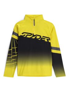 SPYDER Incline 1/2 Zip Layer Knaben acid yellow