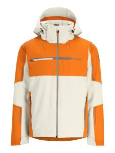 SPYDER Titan Herren Skijacke mit abnehmbarer Kapuze orange shock Gr. XL