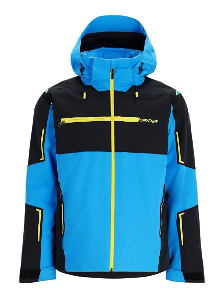 SPYDER Titan Herren Skijacke mit abnehmbarer Kapuze aether blue Gr. M