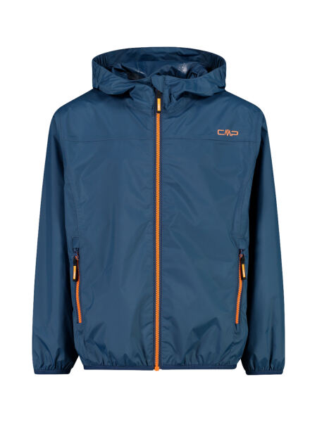 CMP Kinder Regenjacke mit Kapuze bluesteel | 116