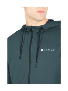 VIRTUS Brent Hoody Herren Kapuzen Sweatjacke Dusty Forest Gr. L