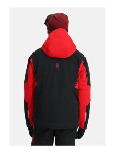 SPYDER Titan Herren Skijacke mit abnehmbarer Kapuze spyder red | M