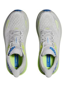 HOKA CLIFTON 9 Herren Laufschuhe Stardust / Electric Cobalt EU 44