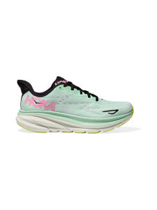 HOKA CLIFTON 9 Damen Laufschuhe Mint Fluorite / Snow Melt