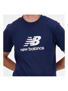 NEW BALANCE Stacked Logo T-Shirt Herren nb navy | S