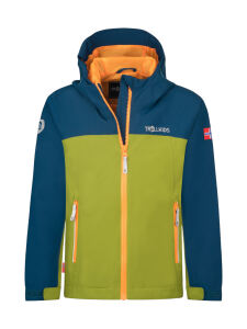 TROLLKIDS Kids Telemark Jacket pear green/sahara sunset