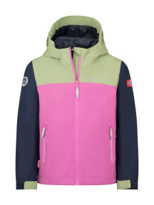 TROLLKIDS Kids Telemark Jacket pistachio green/wild rose