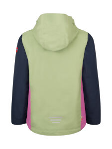 TROLLKIDS Telemark wasserdichte Kinder Outdoor Jacke pistachio green/wild rose Gr. 116