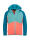 TROLLKIDS Sogndal Mädchen Fleece Jacke mellow peach/harbor blue/aqua haze Gr. 116