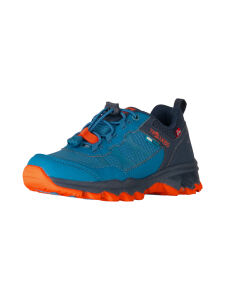 TROLLKIDS Trolltunga Hiker Low XT Kinder Wanderschuhe atlantic blue/glow orange/dark navy Gr. 30