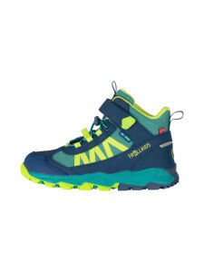 TROLLKIDS Tronfjell Hiker Mid Kinder Trekking Schuhe sea green/madeira blue/spring leaf Gr. 30