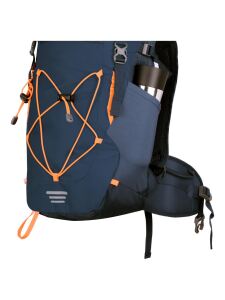 TROLLKIDS Fjell Trekker 22 Wanderrucksack mit herausnehmbarem Sitzkissen navy/light blue Gr. 22L