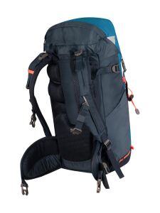 TROLLKIDS Fjell Trekker 22 Wanderrucksack mit herausnehmbarem Sitzkissen atlantic blue/glow orange/dark navy Gr. 22L