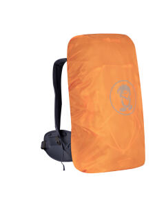 TROLLKIDS Fjell Trekker 22 Wanderrucksack mit herausnehmbarem Sitzkissen atlantic blue/glow orange/dark navy Gr. 22L