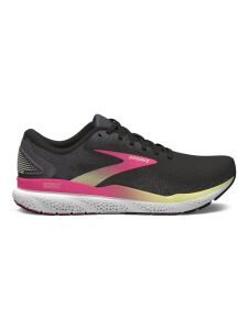 BROOKS Ghost 16 Damen breit Black/Pink/Yellow