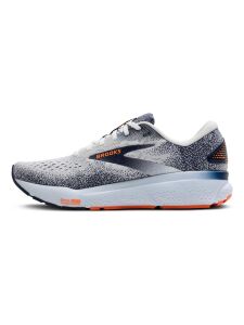 BROOKS Ghost 16 Herren Laufschuhe Medium White/Peacoat/Orange | EU 42