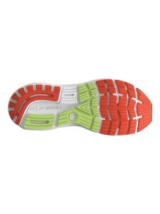 BROOKS Ghost 16 Herren breit Black/Mandarin Red/Green | EU 43