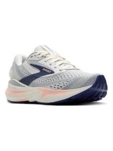 BROOKS Adrenaline GTS 24 Damen breit Grey/Blue Ribbon/Peach | EU 39