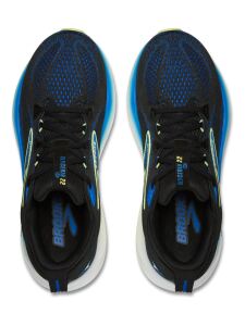 BROOKS Glycerin 22 Herren Laufschuhe Medium Black/Cobalt/Neo Yellow | EU 42