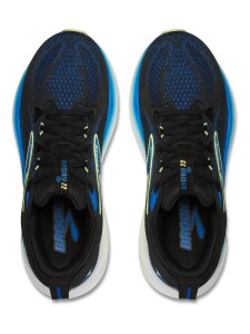 BROOKS Glycerin 22 Herren Laufschuhe Wide Black/Cobalt/Neo Yellow EU 45